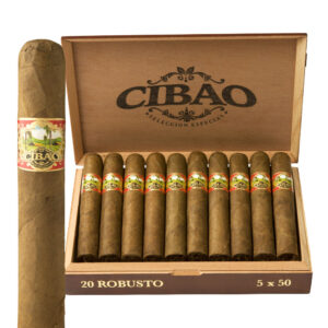 سيجار سيباو سيليكسيون إسبيسيال روبوستو في صندوق خشبي أنيق.