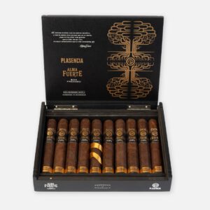 سيجار بلاسينسيا ألما فويرتي، مضغوط الصندوق، تقديم أنيق.