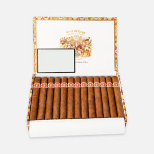 سيجار بانش في علبة مزخرفة، ذات مظهر كلاسيكي وتقليدي.