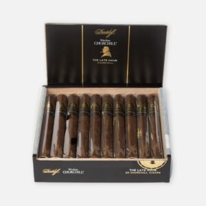 دافيدوف وينستون تشرشل، سيجار ذا ليت أور، عرض أنيق وراقي.