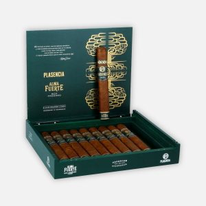 سيجار بلاسينسيا ألما فويرتي، مضغوط الصندوق، تغليف أنيق.